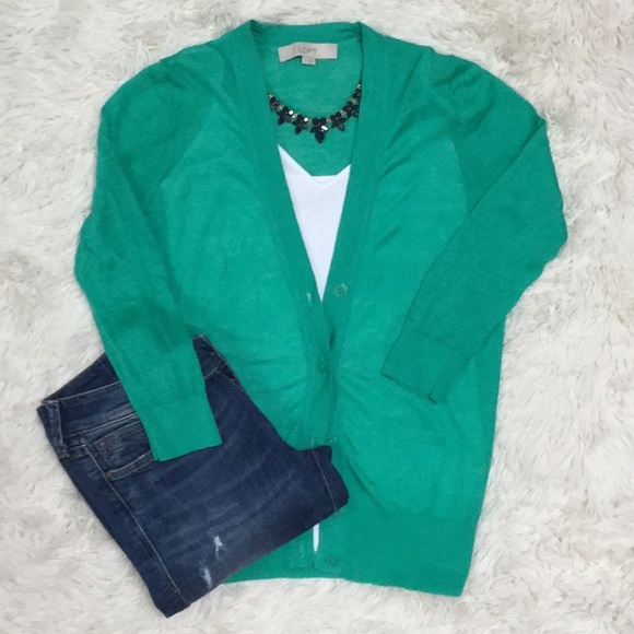 LOFT Sweaters - Loft Cardigan 💗 Green
